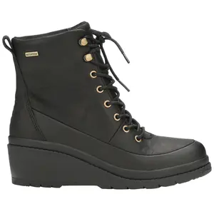 Muck Boot Womens Liberty Waterproof  Casual Boots Ankle Low Heel 1-2" - Black