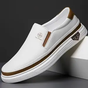 Men’s Fashionable One Foot Loafers – Soft Upper, Non Slip Rubber Sole