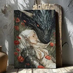 Manon BlackBeak The Thirteen Poster, Abraxos And Manon Poster Decor, Sjmaas Throne Of Glass Series Decor For Studio, Home, Room, Office