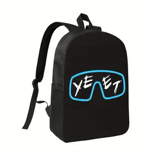 A Vintage Yeet Graphic 4xx backpack for school Fashionable Polyester Printed Backpack Simple and Elegant, For Teenager