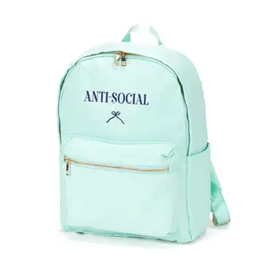 Viv&Lou Anti-Social Book Club Bow Embroidered Charlie Backpack