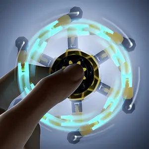 Finger Mechanical Gyro, Versatile Educational DIY Stress Relief Chain Toy, Unisex Puzzle Game for Kids & Adults, Fun Brain Teaser Gift