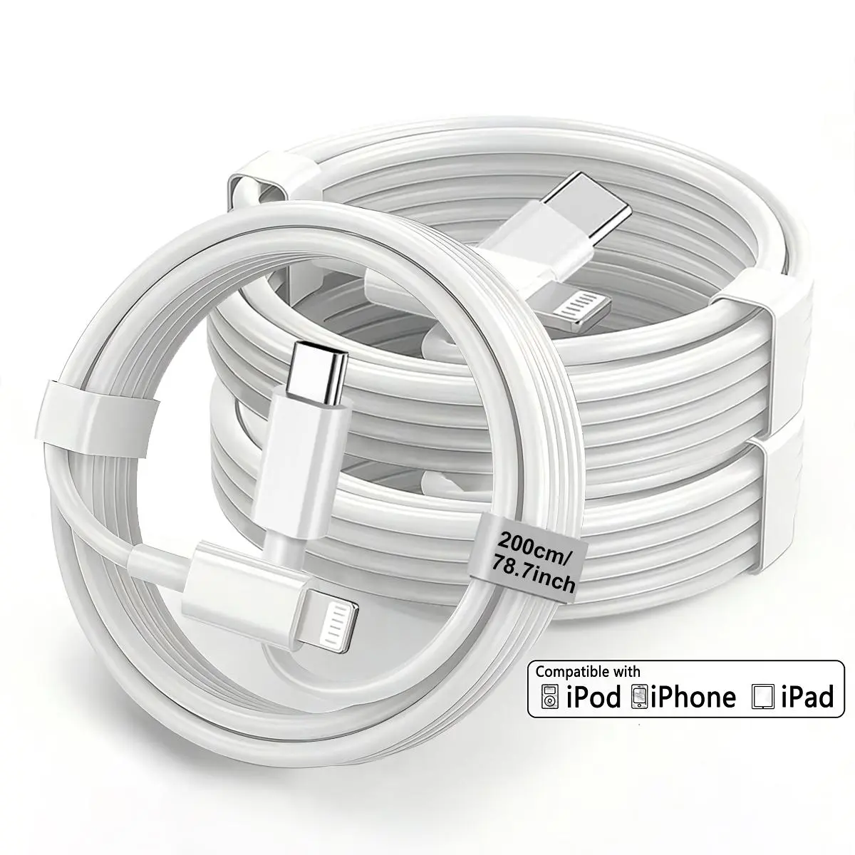 20W 6.6FT [Apple MFi Certified] Type-C for Lightning Fast Charging Cable for iPhone 14/13/12 Pro Max/11 Pro/iPad Mini & More, Super Fast Charger, Car Charger, Phone Accessories