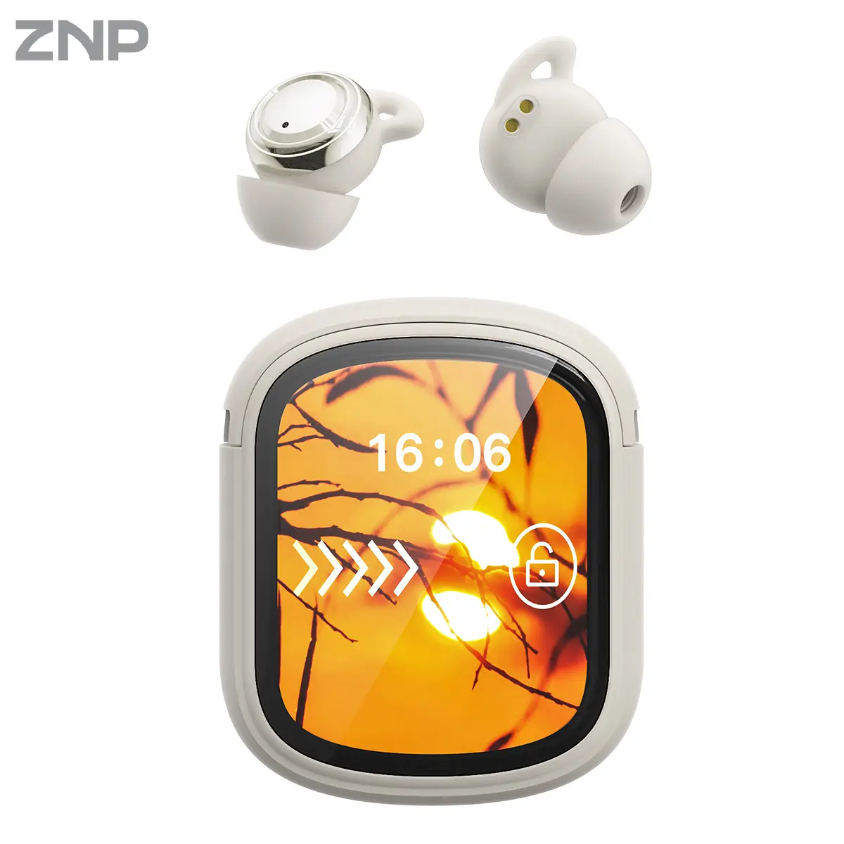 ZNP P04  Bluetooth 6.0 White Noise Sleep Headphones,Bluetooth 6.0 Wireless Sleep Earbuds with Immersive SleepAid, Ultra-Comfort for Side Sleepers, Waterproof Earphonesfor Sleeping, Workout, Office, Gaming & Hands-Free Calls Audio Black