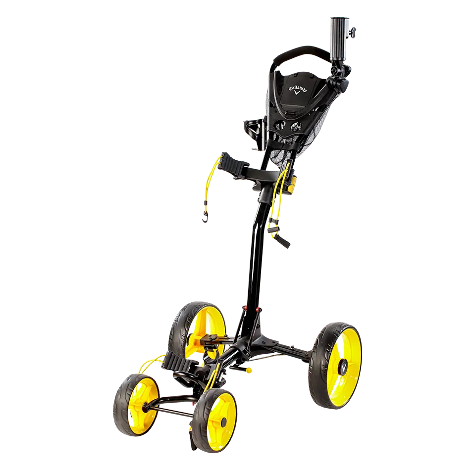 Callaway Golf Trek Compact Push Cart in Black