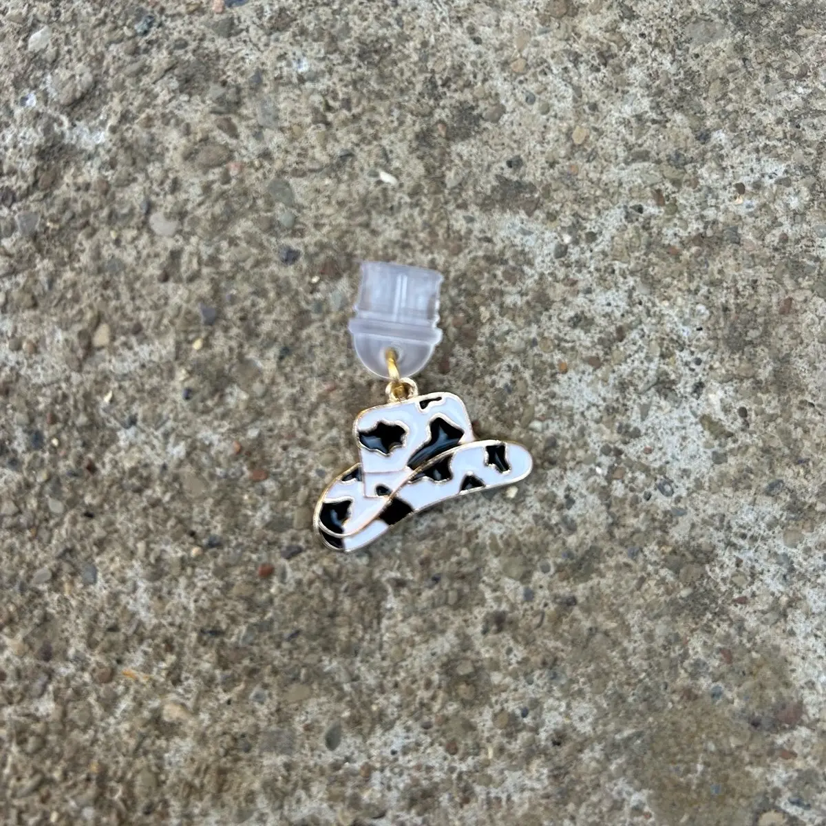 Cow Print Gold Cowboy Hat