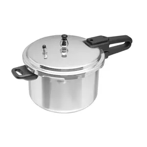 7qt Stovetop Natural Finish Basic Pressure Cooker - Silver Pressure cookers speed up cooking time by 70%, retain more minerals and vitamins, reduce energy and heat while cooking, and are easy to clean up!