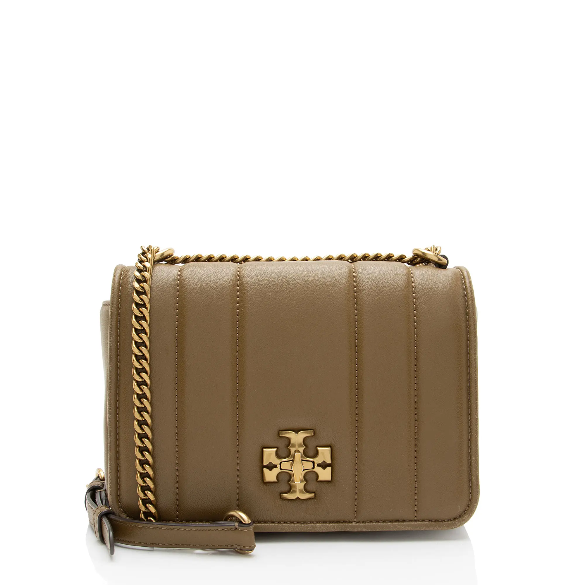 Pre-owned Tory Burch Leather Crossbody Bags Kira Chain Shoulder Bag