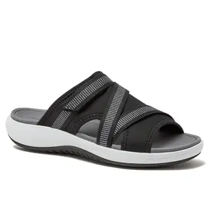 Lands' End Women's Comfort Water Resistant Slides - Comfortable Design for Everyday Use