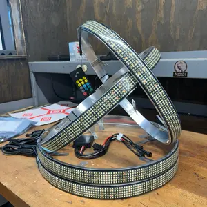 5 Row Pure White Wheel Lights