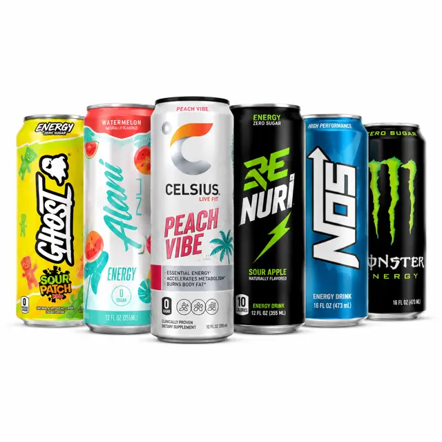 Better Snackz Energy Drink Variety Pack (6 Cans)