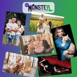Stainless Steel Metal Photo Card - Double-Sided Full Color Custom Photo Printed