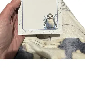 Blue Penguin Notepad - Adorable Design for Note-Taking and Organization