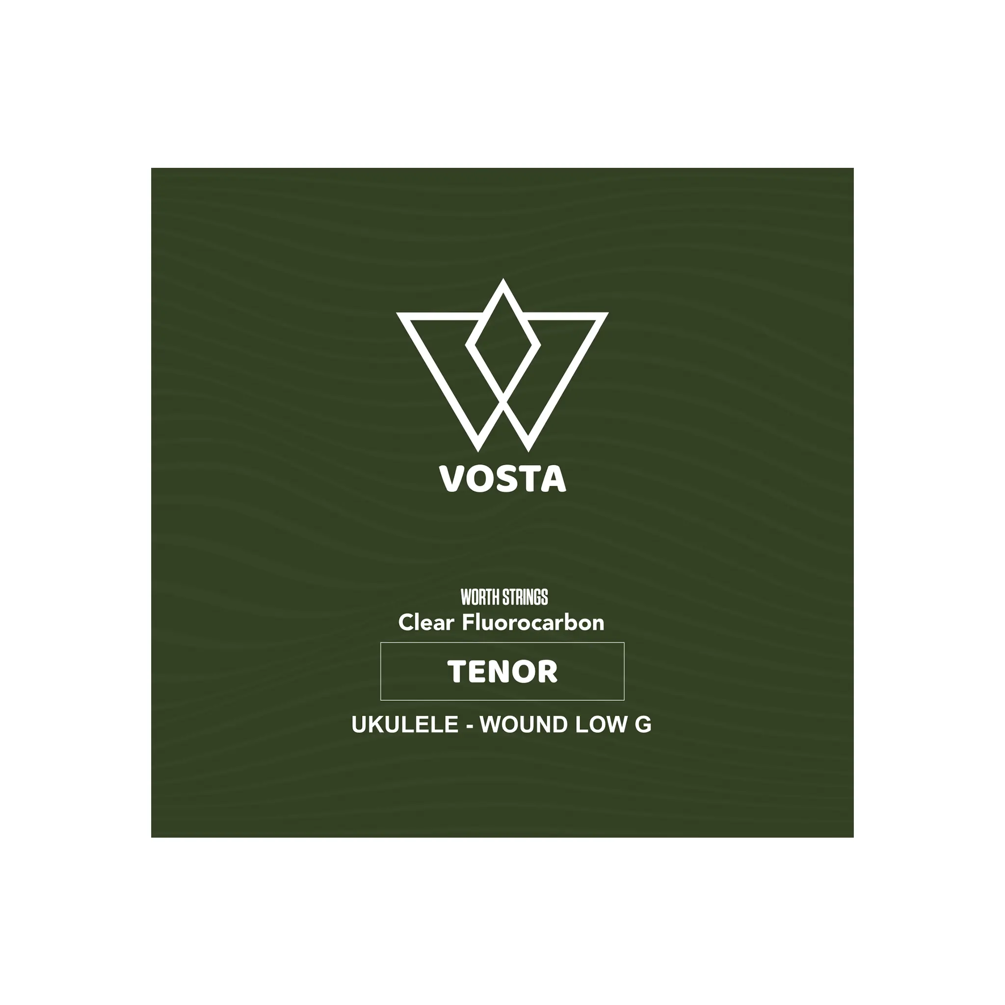 Worth Clear by Vosta Fluorocarbon Tenor Ukulele Strings - Wound Low G