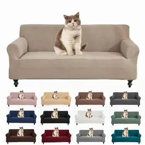 1/2/3/4 Seater Stretch Slipcover Sofa Elastic Cover Jacquard Slipcover Covers for Couch L Shape Sofa 2024 Living Room