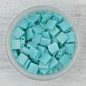 0412FR Tila Beads - Matte Aqua