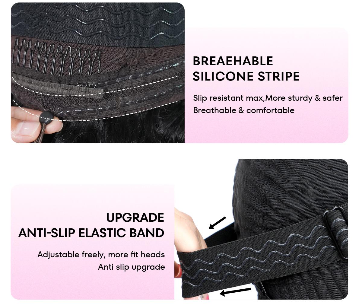 [Clearance Sale]CurlyMe 13x6 Full Lace Frontal Straight Human Hair Wear Go Glueless Wig With Elastic Draw-string