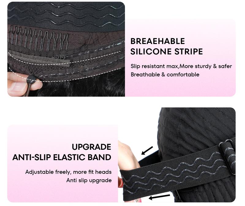 [Clearance Sale]CurlyMe 13x6 Full Lace Frontal Straight Human Hair Wear Go Glueless Wig With Elastic Draw-string