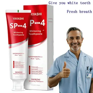 Whitening Toothpaste - 3-pack, 120g tube - Anti-caries fluoride toothpaste, freshens breath, kills bacteria - Protects tartar, protects tooth enamel - Mint fresh flavor Oral niacinamide toothpaste