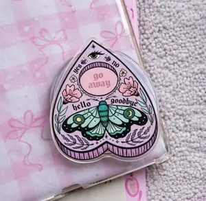 Witchy Planchette Moth MagSafe Phone Grip Magsafe, Tarot Occult Magnetic Phone Socket, Mystical Witchcore Hand Holder, Witchy Phone Accessory