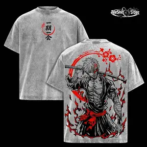 Ichigo Kurosaki T-Shirt, Bleach Anime Oversized Tee, Vintage Washed Graphic Shirt, Shinigami Bankai Streetwear, Heavy Cotton Casual Unisex Outfit, Japanese Manga Top, Gift for Fan 307