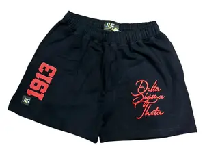 Delta Sigma Theta 'Masterpiece' Embroidered Shorts
