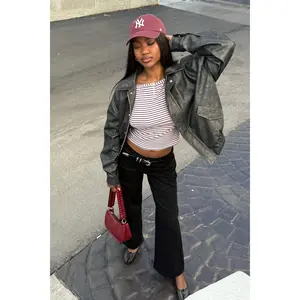 Mori Oversized Faux Leather Jacket Mori Oversized Faux Leather Jacket