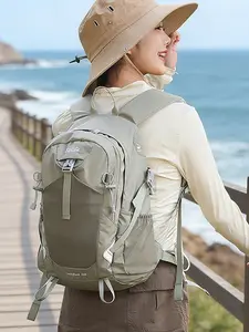 Multicolor 30L Outdoor Hiking Backpack, Includes Rain Cover, Climbing Hooks, Hanging Straps, Multi-Layer Storage, Durable Waterproof