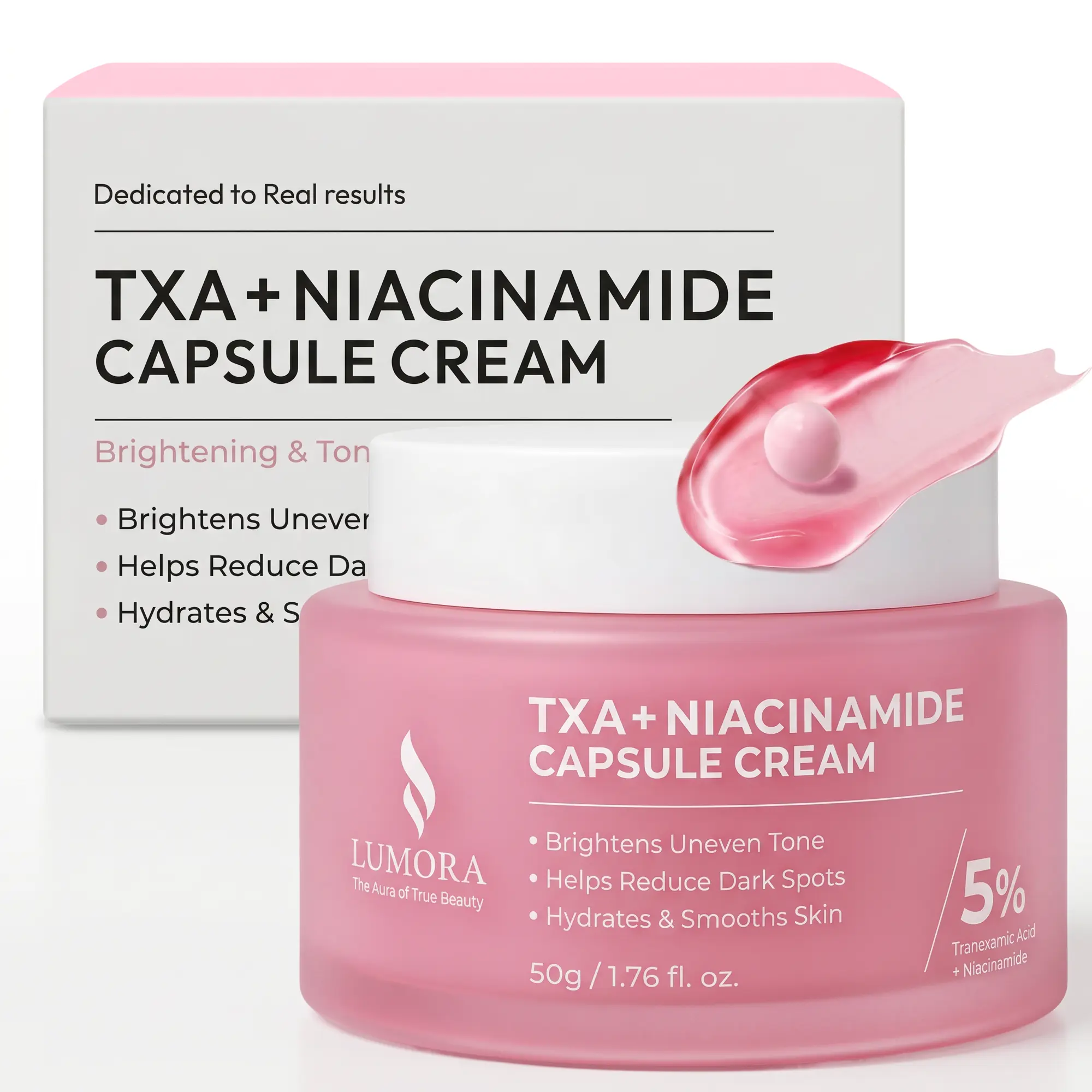 LUMORA 5% TXA + Niacinamide Capsule Cream
