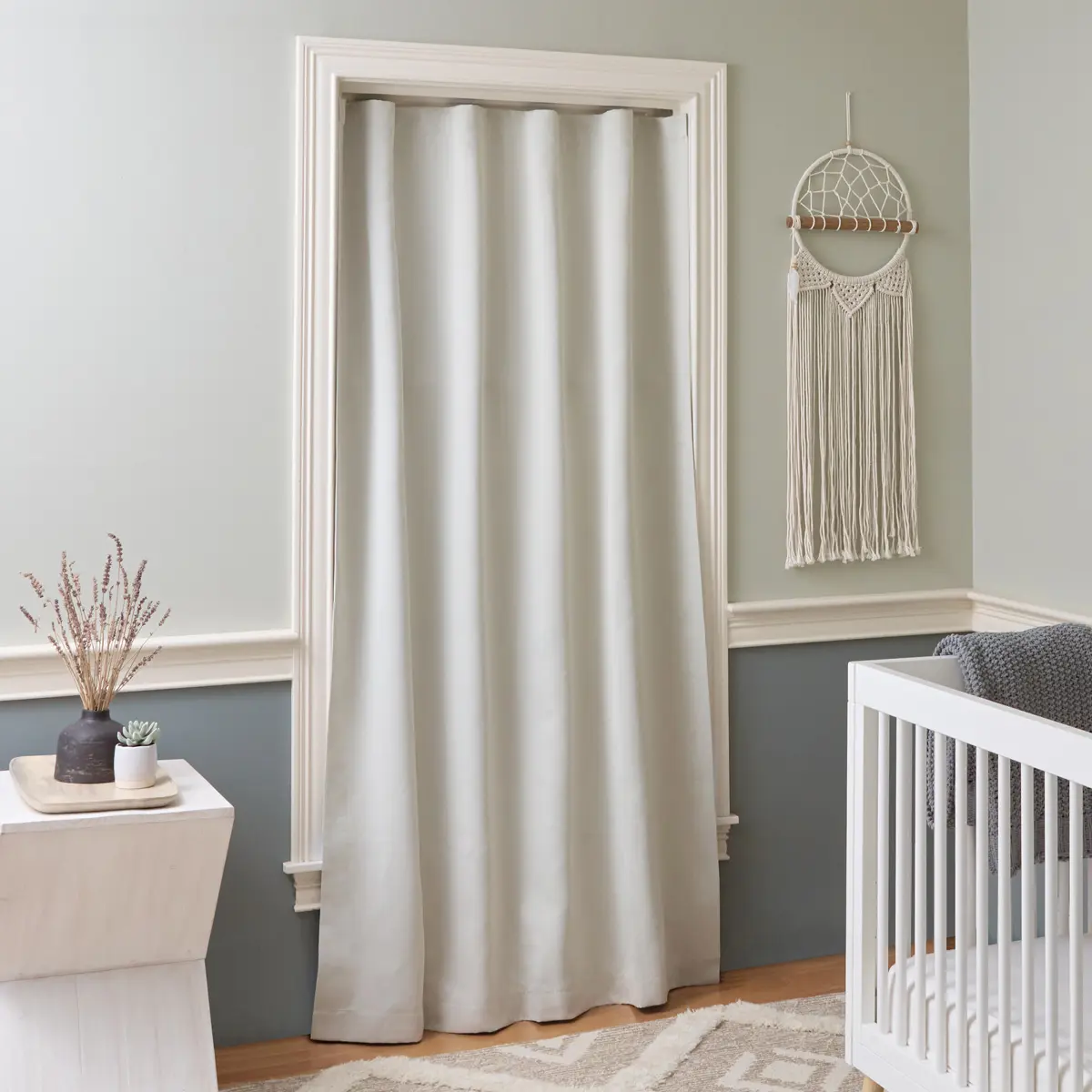 Lime Portable Curtain 52"W x 78"L