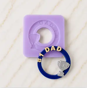 #1 Trophy Dad Silicone Mold - Made in the USA
