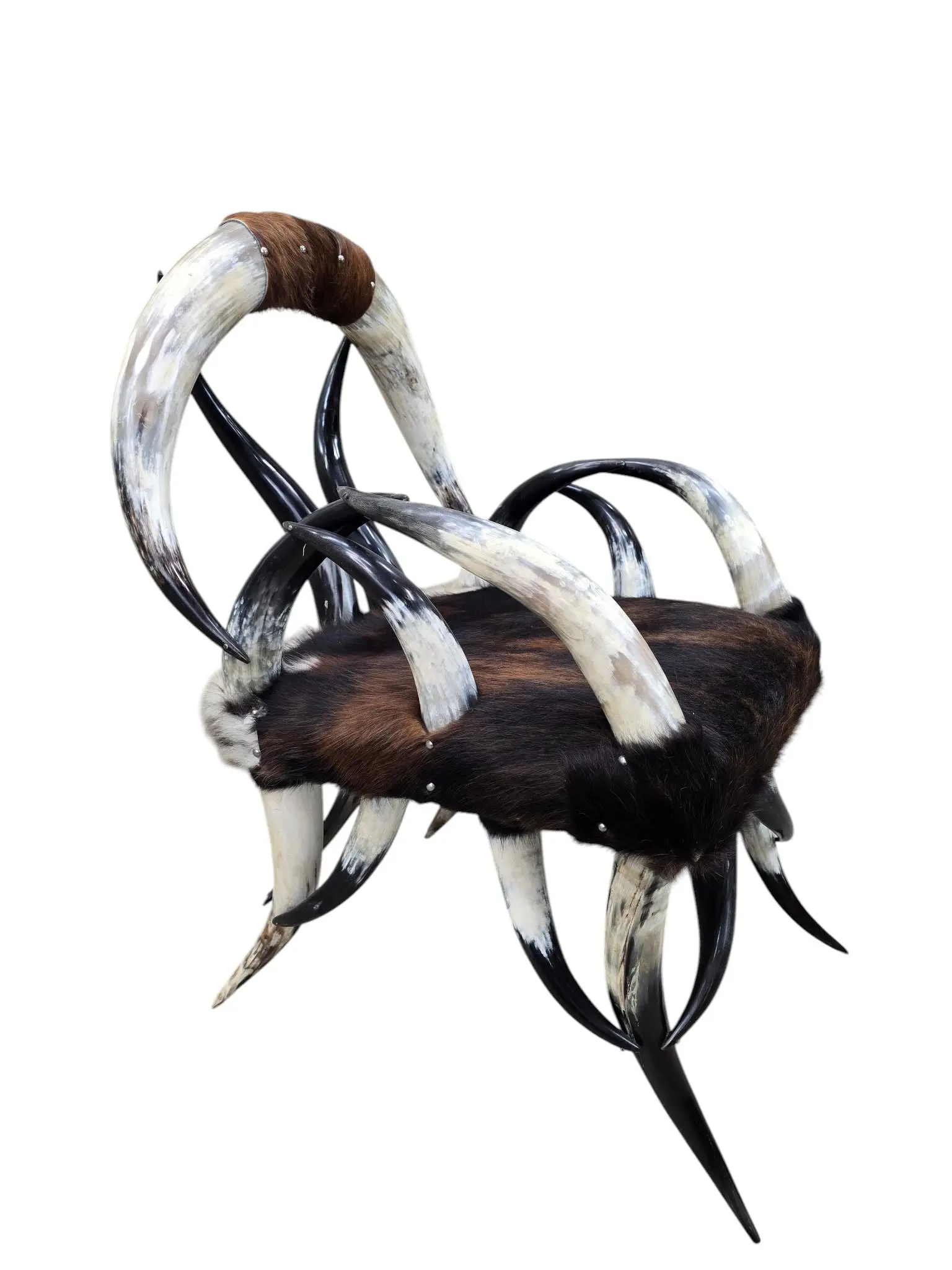 Rustic Western Steer Horn Chair