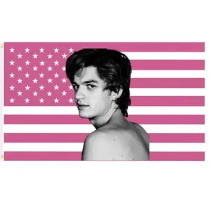Joe Keery American Tapestry Flag Steve Harrington Stranger-Things Wall Hanging For Room Decor Single