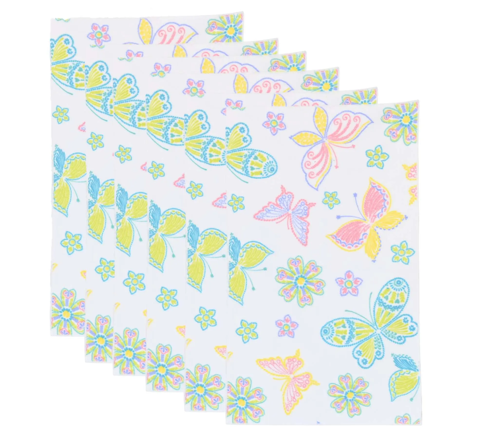 Temp-tations Set of (6) Seasonal 15"x25 Microfiber Towels Temp-tations Set of (6) Seasonal 15"x25 Microfiber Towels