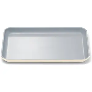 Nonstick Ceramic Small Baking Sheet (9x13") – Non-Toxic, PTFE & PFOA Free – Oven Safe – Aluminized Steel Core – Mini Sheet Pan for Baking, Roasting & More - Cream