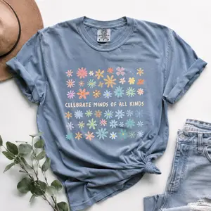 Comfort Colors Celebrate Minds of All Kinds Shirt – SPED Teacher & Neurodiversity Back to School Tee - TrendWear USA