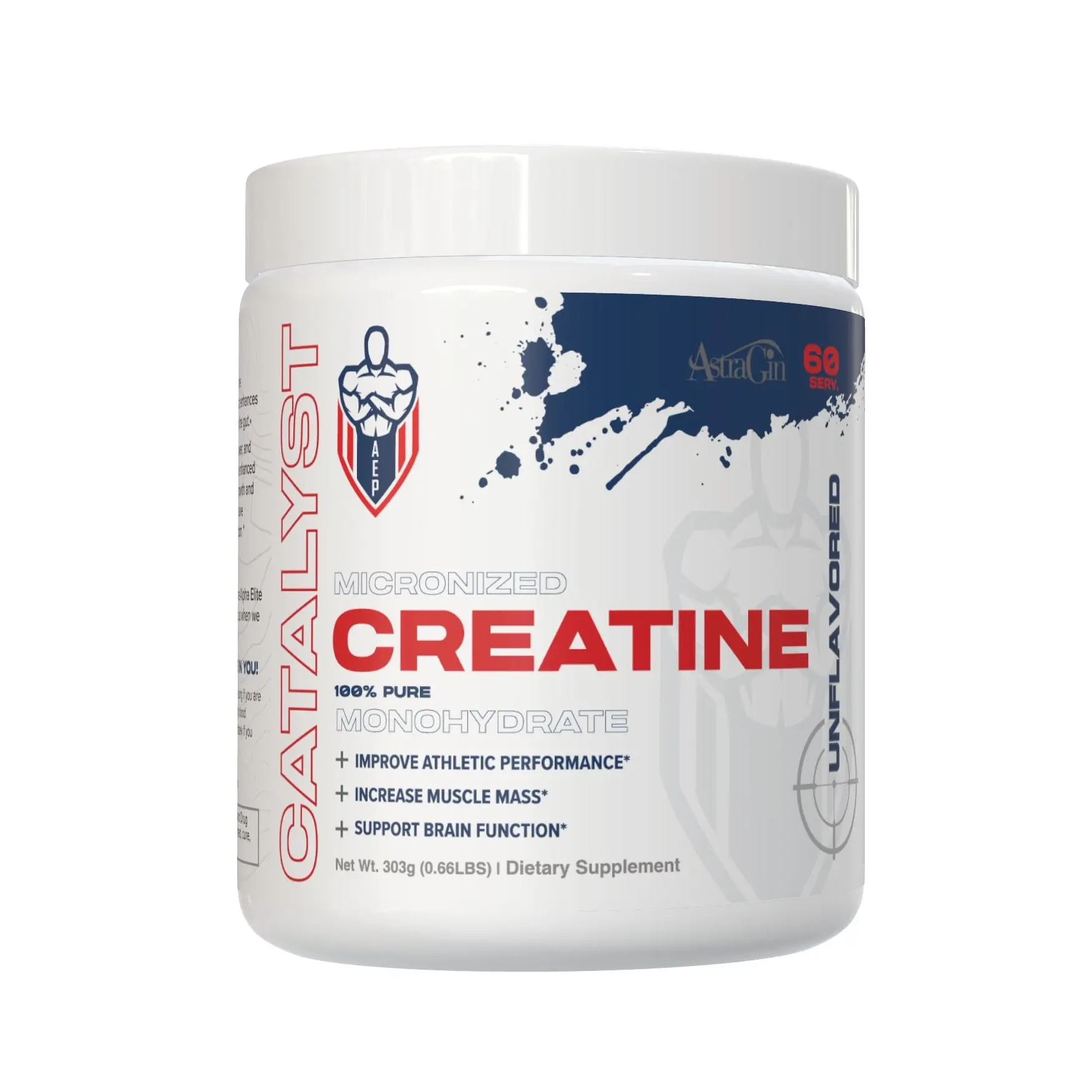 Alpha Elite Performance Catalyst Creatine Monohydrate Powder, Edible Fitness Dietary Supplement for Boosting Workout Muscle Growth