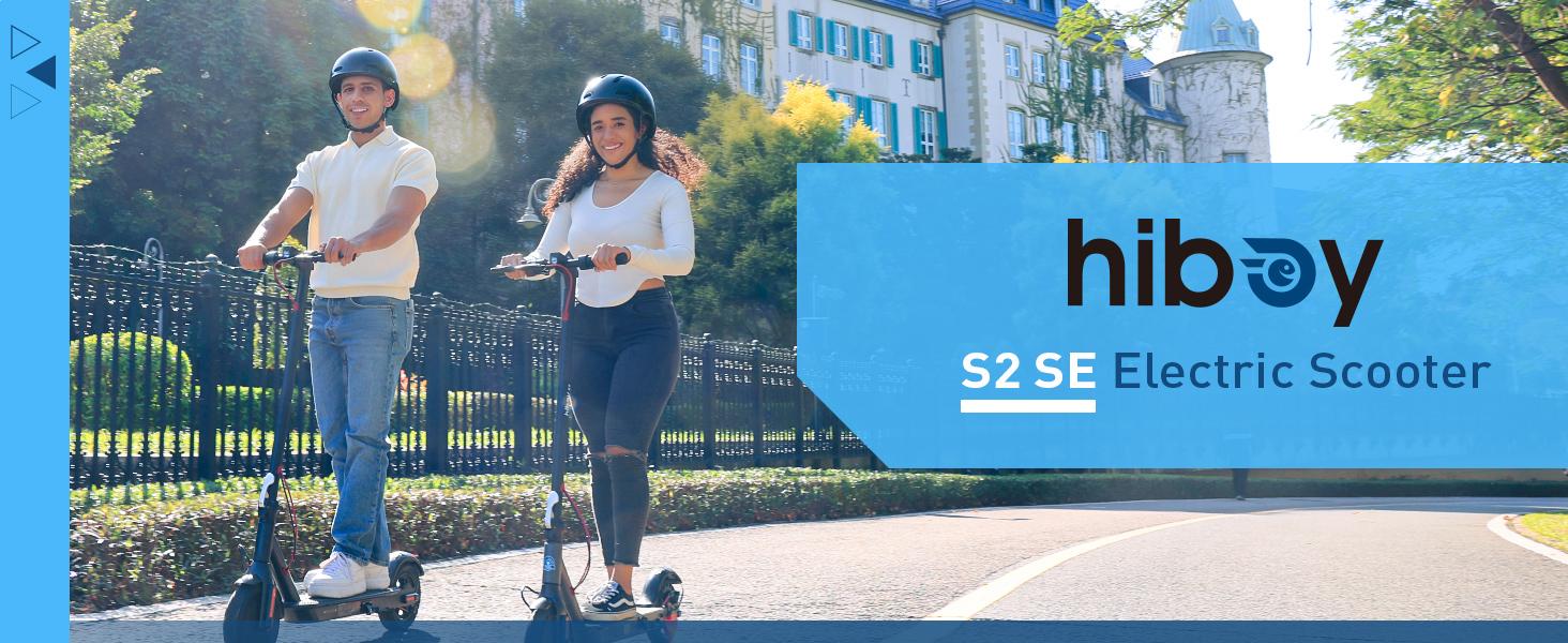 Hiboy S2 SE Electric Scooter, 10" Tires,17 Miles Range, 430W Peak Motor, 19MPH Speed, Dual Brake System, Electric Scooter for Adults Commuting & Urban Travel Hiboy S2 SE Electric Scooter, 10" Tires,17 Miles Range, 430W Peak Motor, 19MPH Speed, Dual Brake System, Electric Scooter for Adults Commuting & Urban Travel