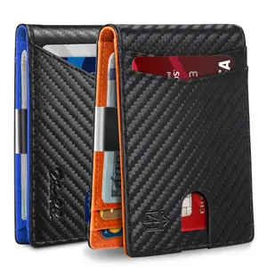 Zitahli Leather RFID Blocking Bifold Minimalist Wallet