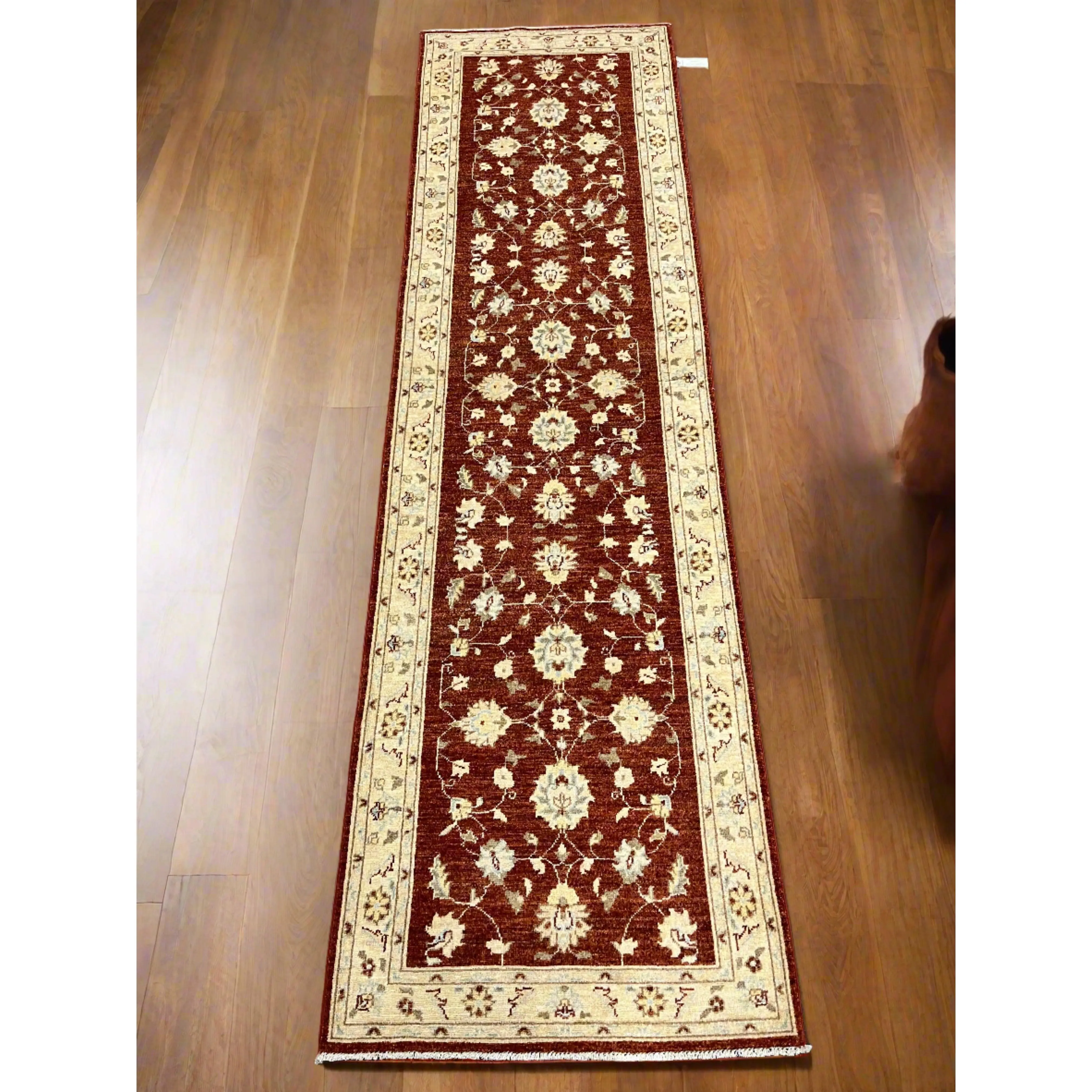 Chobi 2' 9"X10' Handmade Wool Runner Rug # 14240