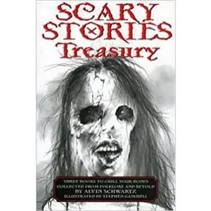 USED-Scary Stories Treasury: Three Books to Chill Your Bones [Paperback compilation] ??????? by Alvin Schwartz (Paperback)