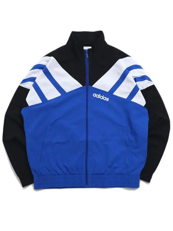 ジャケット・アウター DIESEL track jacket Y2K blue archive Adidas Originals Men's Color Block Track Jacket, Blue / Black