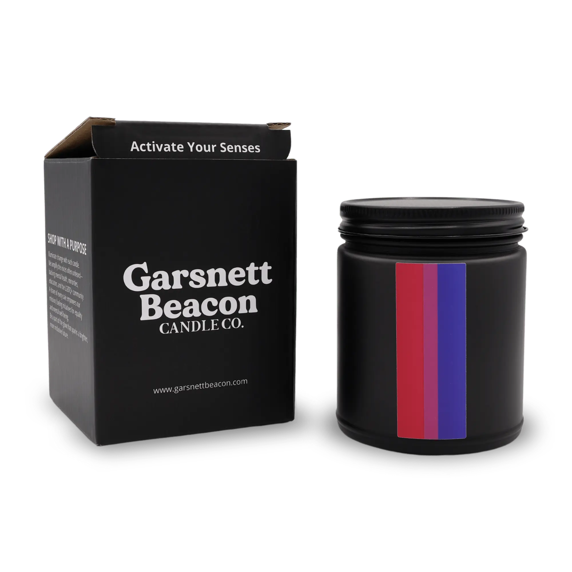 Bisexual Pride Candle - Citrus Agave Scent