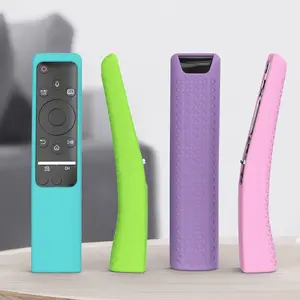 1pc Standing Remote Control Cover for Samsung Curved TV Remote BN59 Series, Glow-in-the-Dark, Shockproof, Anti-Slip