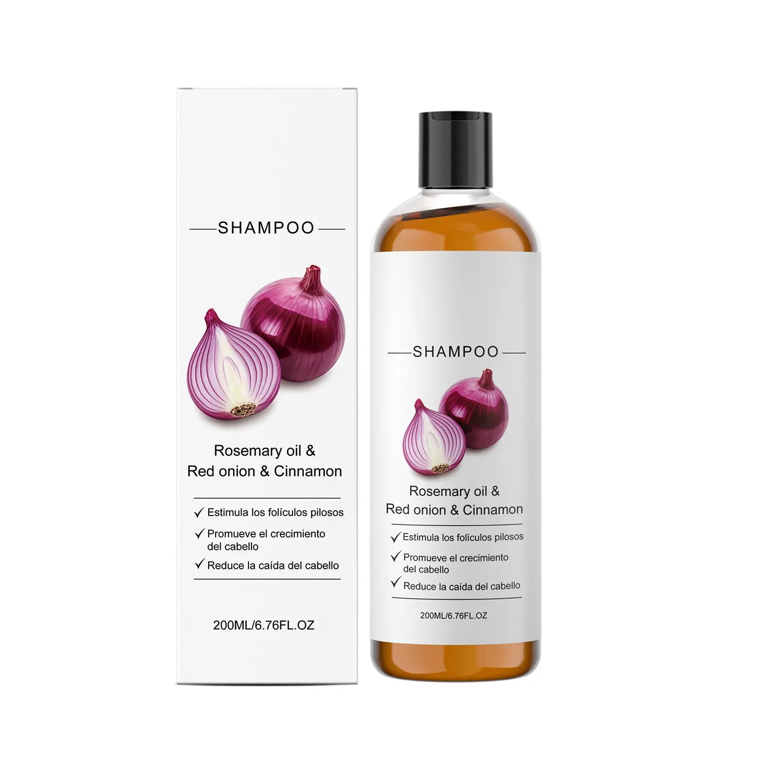 AMZ Red Onion Light Shampoo - Moisturizing and cleansing hair, leaving it refreshing, comfortable and mild. Reduces greasiness and makes hair fluffy.