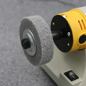 Small Bench Grinder Fiber Wheel 3 Inch Nylon Polishing Wheel, Metal Copper Aluminum Grinding Wire Wheel, Non-Woven Fabric Abrasive Wheel
