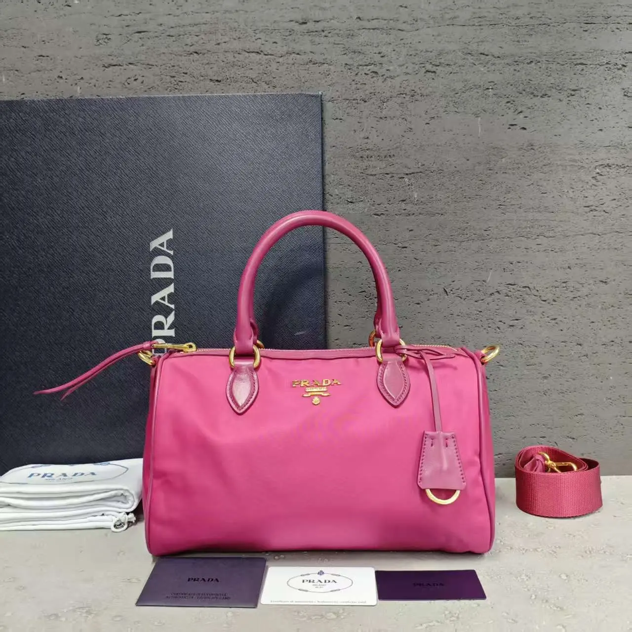Pre-owned PRADA Nylon Shoulder bags 7.8'' R13239 Shoulder Bag C14305540499 0820 T5 Betsy