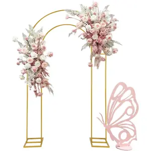 Open Arch Backdrop Stand,Arch Frame U Wedding for Wedding Birthday Bridal Baby Shower Photo Booth Floral Balloon Arch Decoration