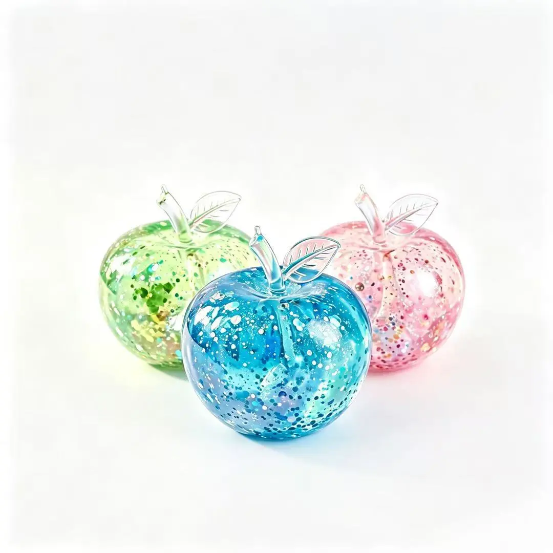 Squishy apples Stress Relief Toy, Soft TPR Sensory Fidget Squeeze Toy, Cute Office Desk Decor, Anxiety Relief Gift for Kids & Adults