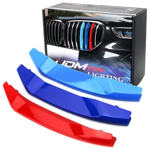 iJDMTOY Exact FitM-Color Grille Insert Decoration Trims For BMW 2019-2023 G05 X5 with Night Vision Camera & 7 Beam Kidney Grill